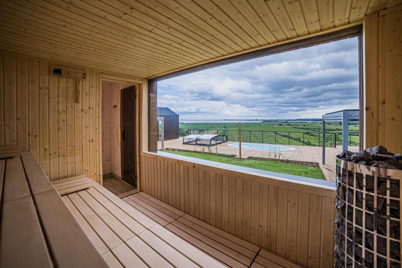 Nowe Domki Deluxe Z Widokiem Na Zatoke Z Basenem I Sauna Oslonino Dış mekan fotoğraf