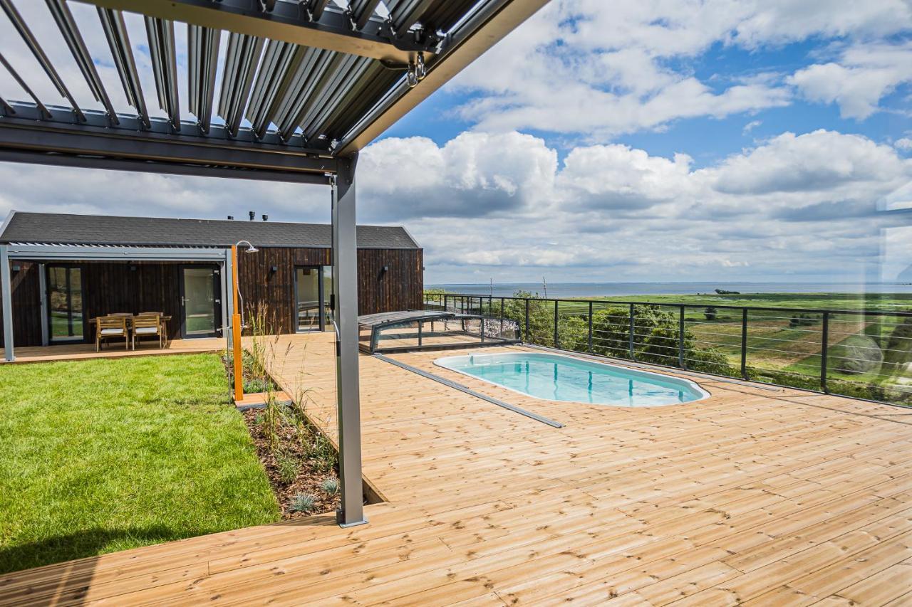 Nowe Domki Deluxe Z Widokiem Na Zatoke Z Basenem I Sauna Oslonino Dış mekan fotoğraf
