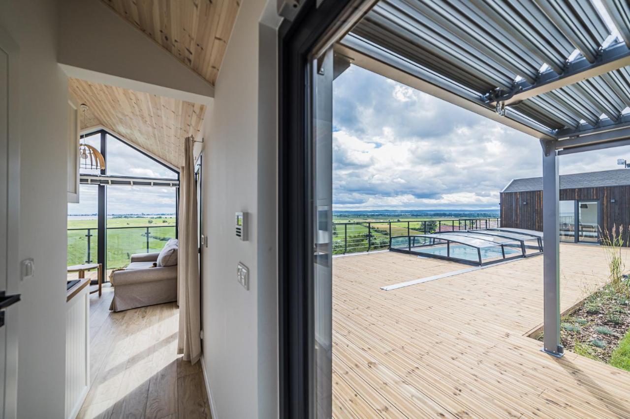 Nowe Domki Deluxe Z Widokiem Na Zatoke Z Basenem I Sauna Oslonino Dış mekan fotoğraf